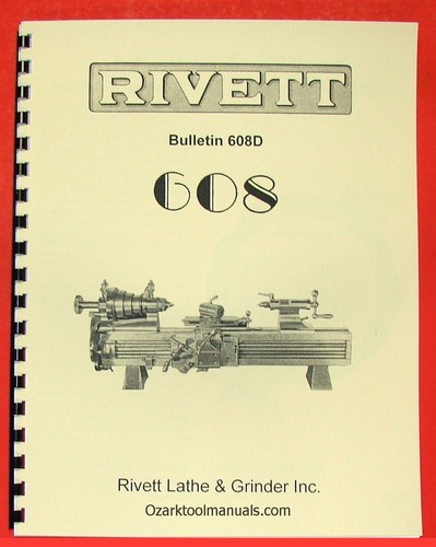 Rivett 608 metal - rivett, lathe