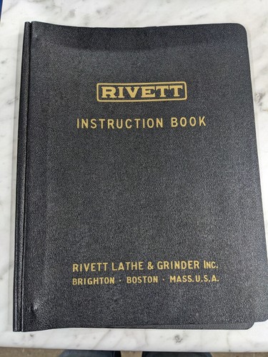 Rivett operator service manual - rivett,